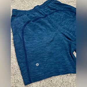 Lululemon Pace Breaker Shorts- 5”-Small-Heather Allover Iron Blue True Navy
